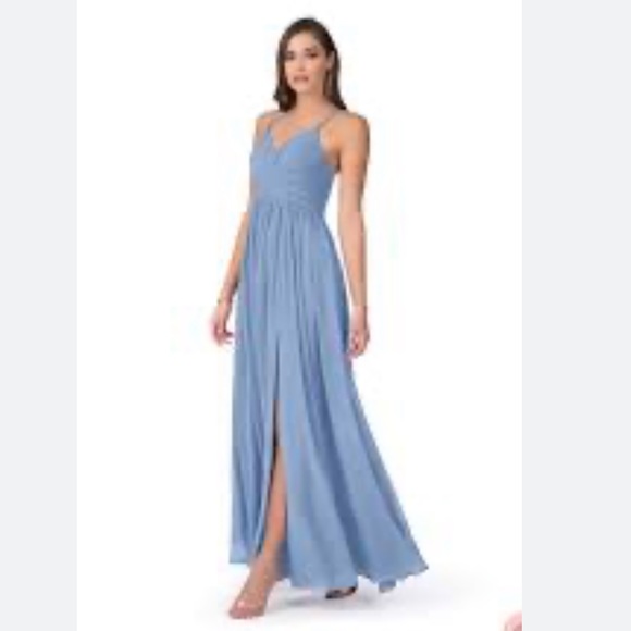 NWT Azazie Everleigh Dusty Lavender Bridesmaid Dress  M22 - Picture 1 of 8